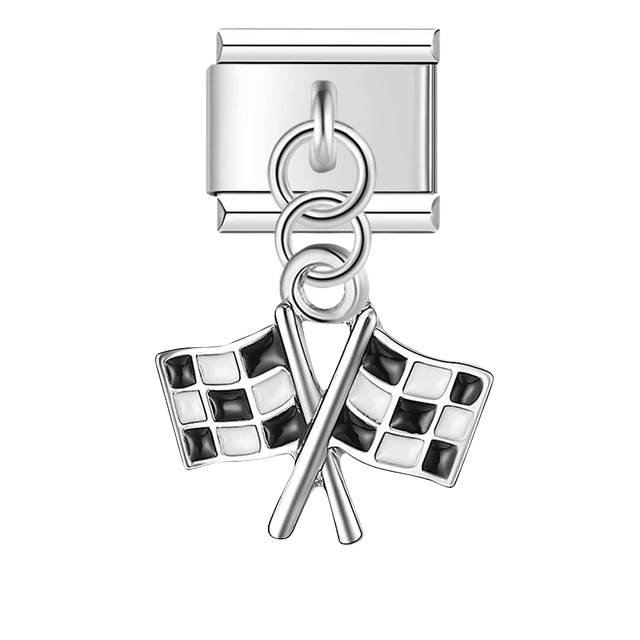Charm drapeaux de course