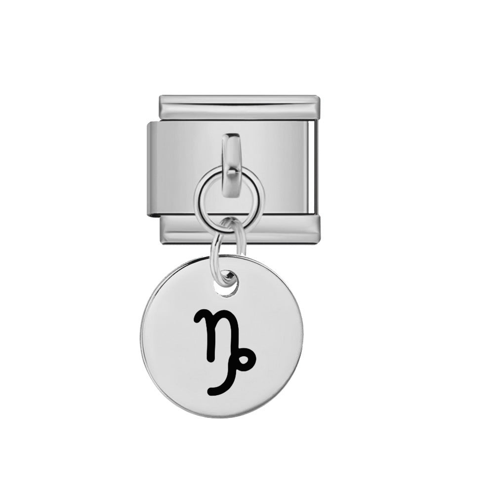 Dangling Capricorn Zodiac charm
