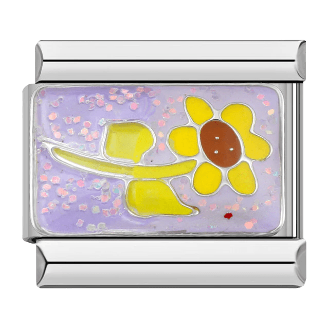https://cdn.shopify.com/s/files/1/0942/8824/9110/files/Yellow_sunflower_with_ladybug_on_purple_glitter_9mm_Italian_charm.png?v=1772401667
