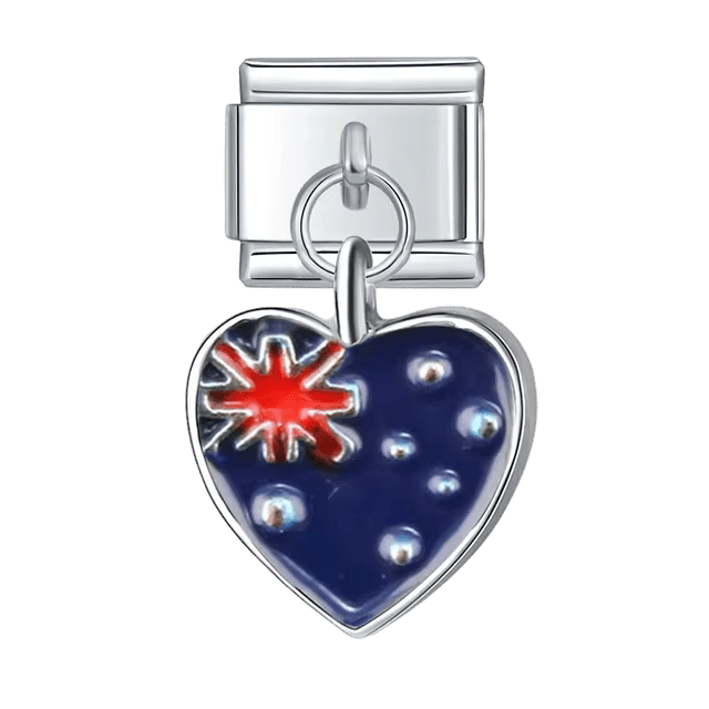 Cœur drapeau de l'Australie