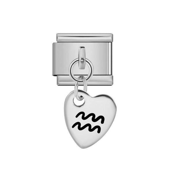 Dangling Aquarius charm