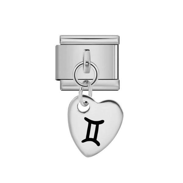 Dangling Gemini charm