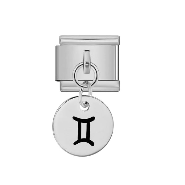 Dangling Gemini Zodiac charm