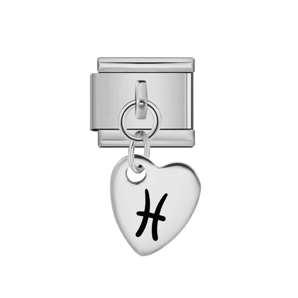 Dangling Pisces charm