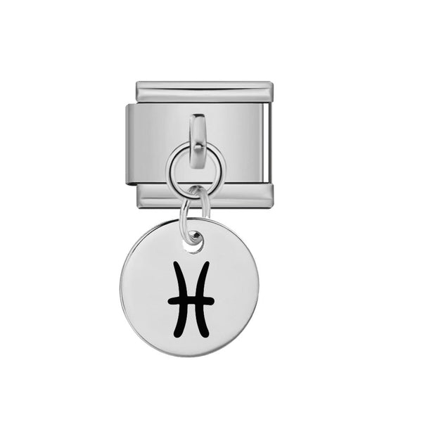 Dangling Pisces Zodiac charm