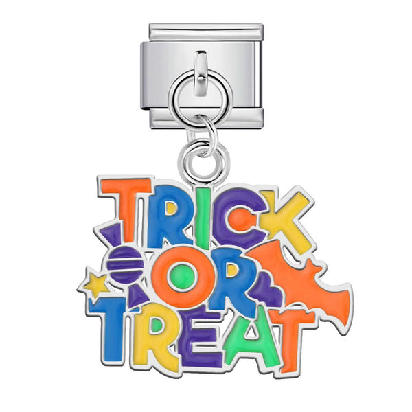 Dangling Trick or Treat charm