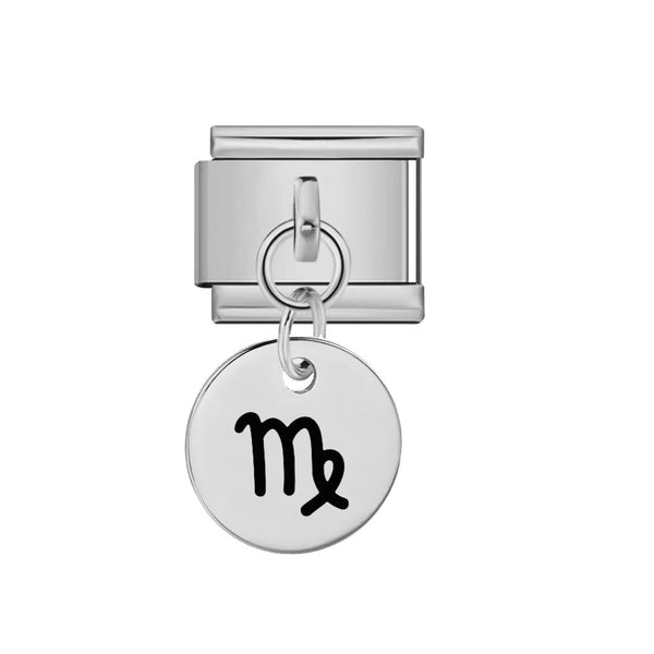 Dangling Virgo Zodiac charm