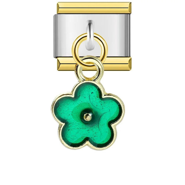 Fleur verte pendante