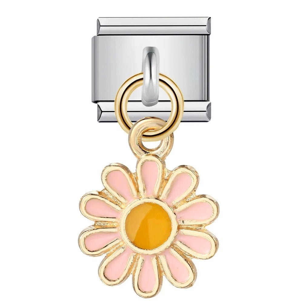 Tournesol rose pendant