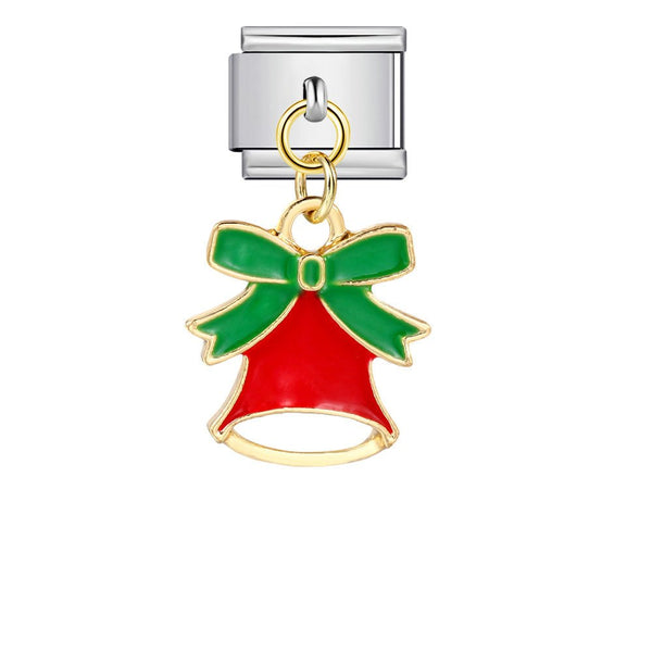 Cloche rouge pendant charm