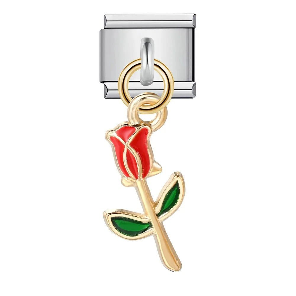 Rose pendante