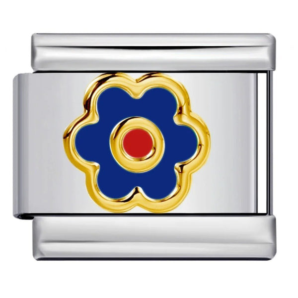 Fleur bleu foncé