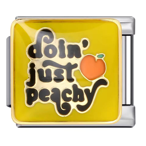Doin' just peachy charm