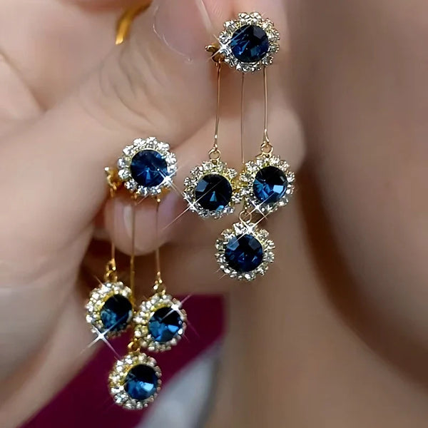 Boucles d’oreilles pendantes Nuit Royale
