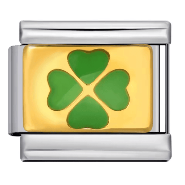 Gold Clover charm