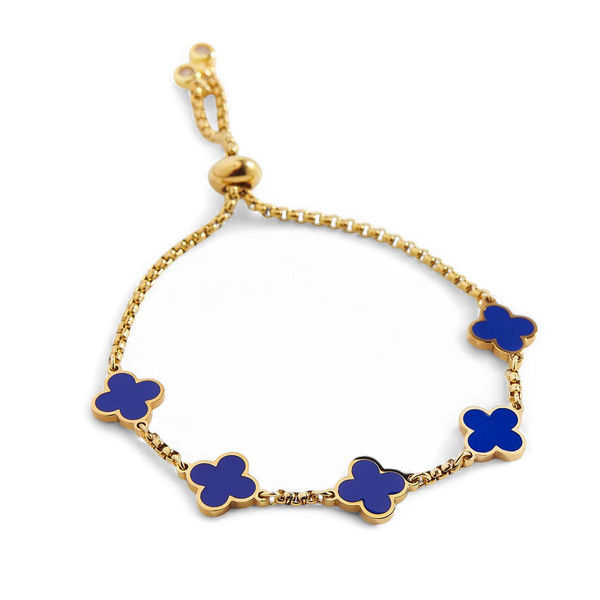 Bracelet charm trèfle