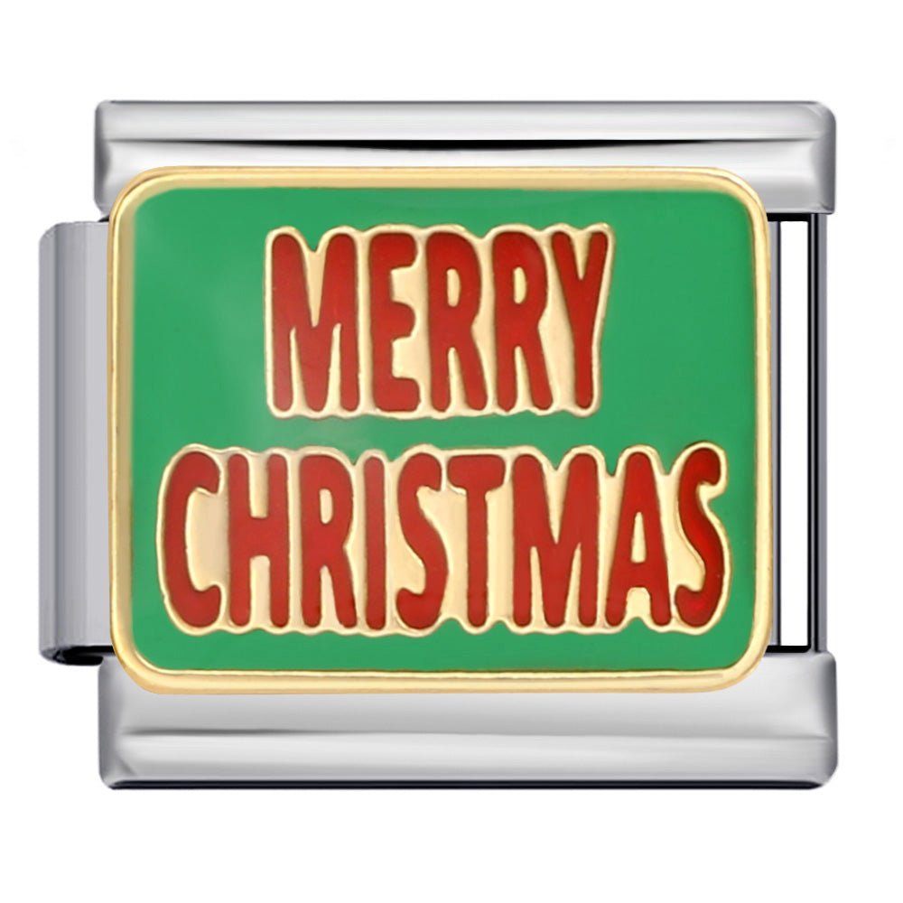 Merry Christmas charm