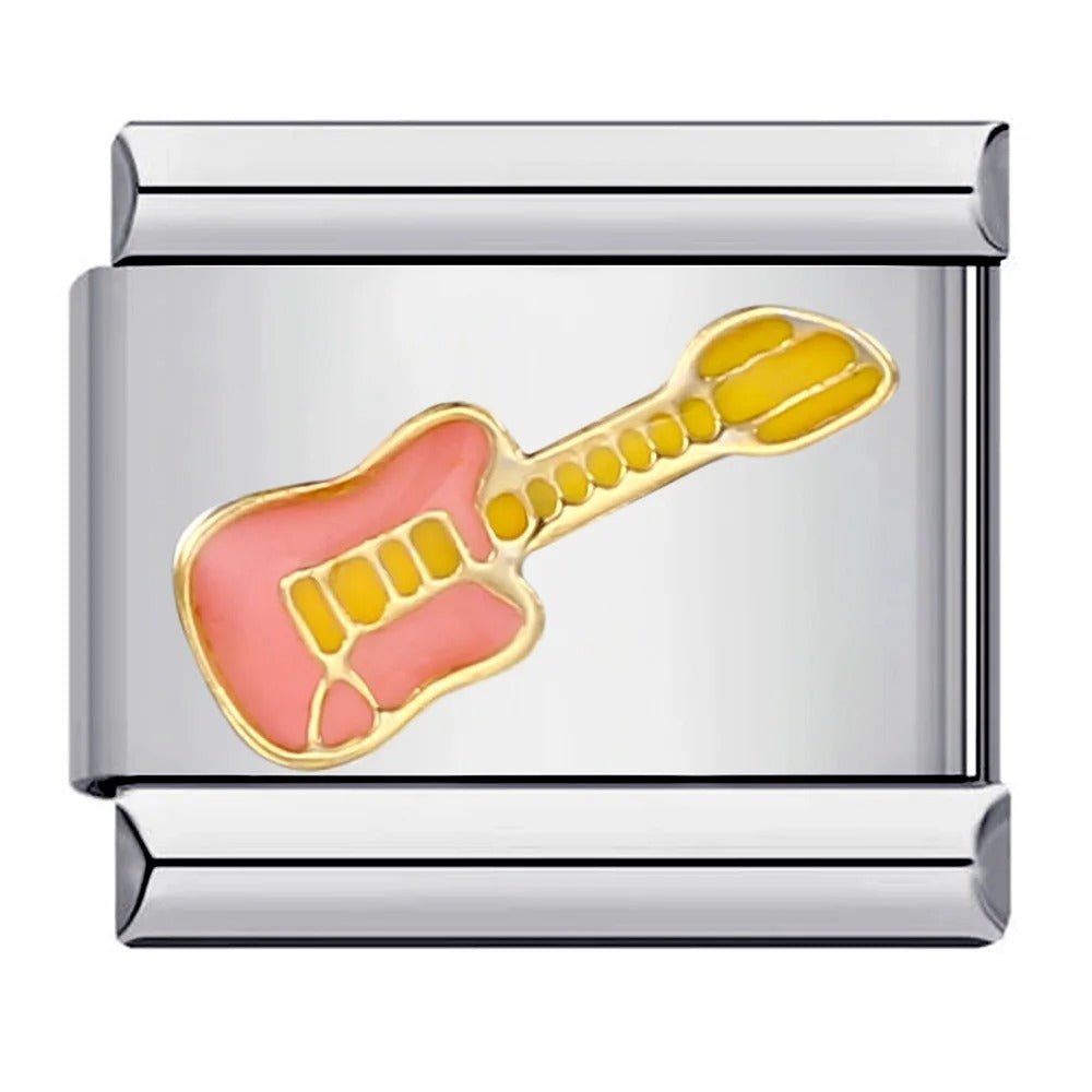 Guitare rose