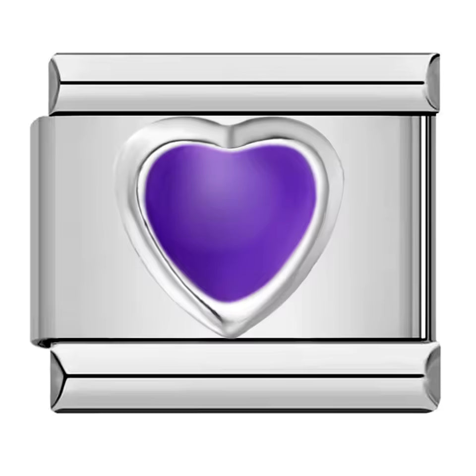 Cœur violet