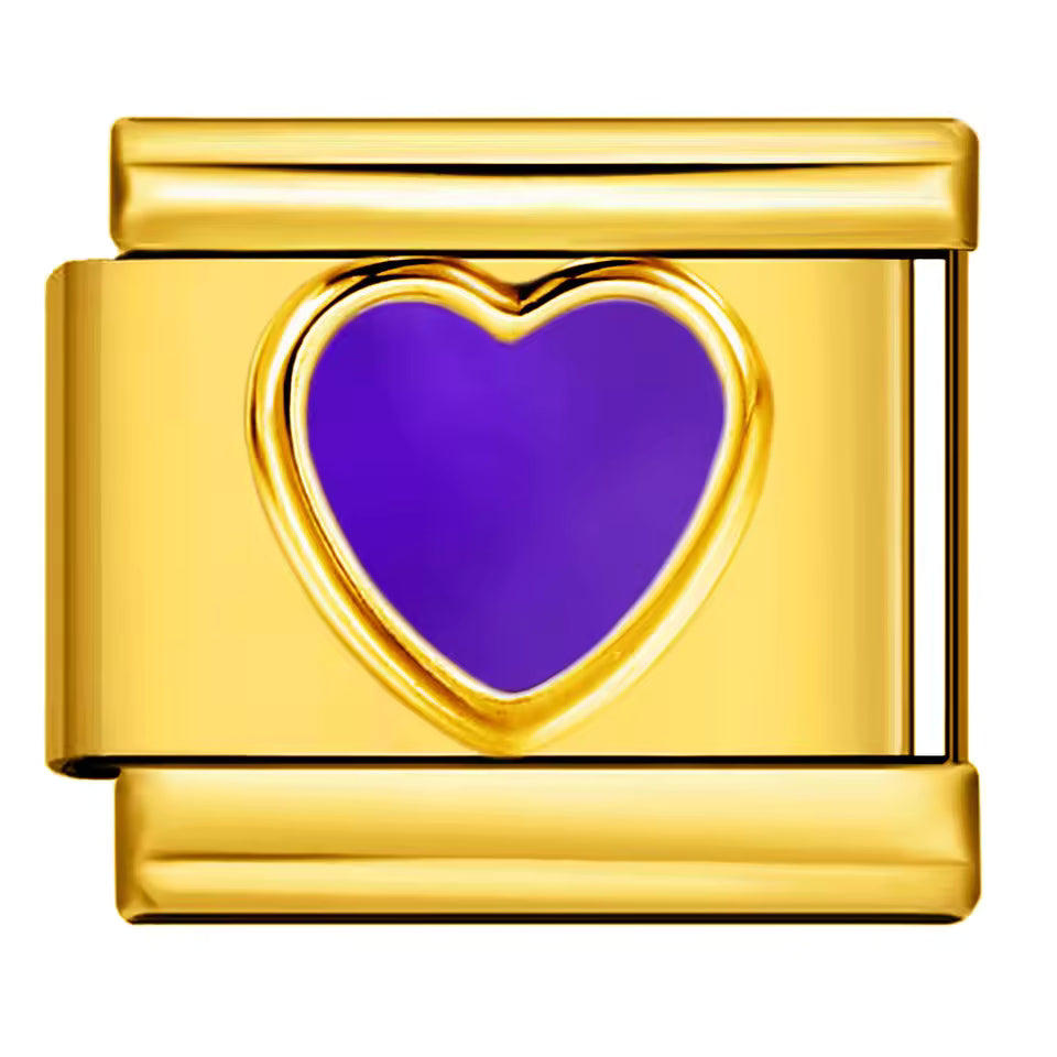 Cœur violet