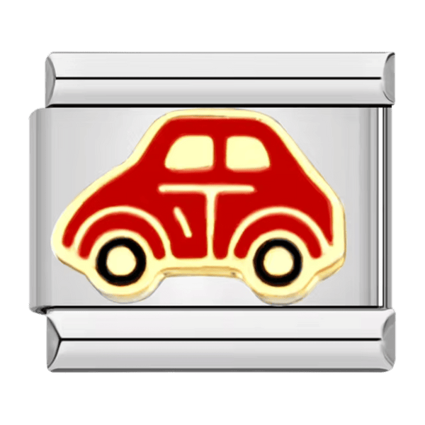 Voiture rouge charm