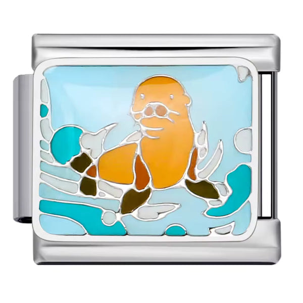 Sea otter charm