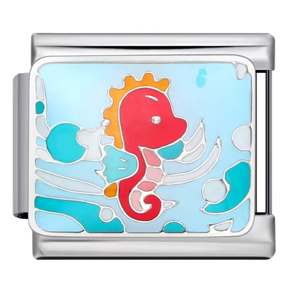 Seahorse charm