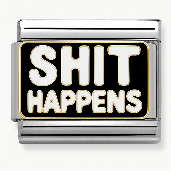 Shit Happens charm