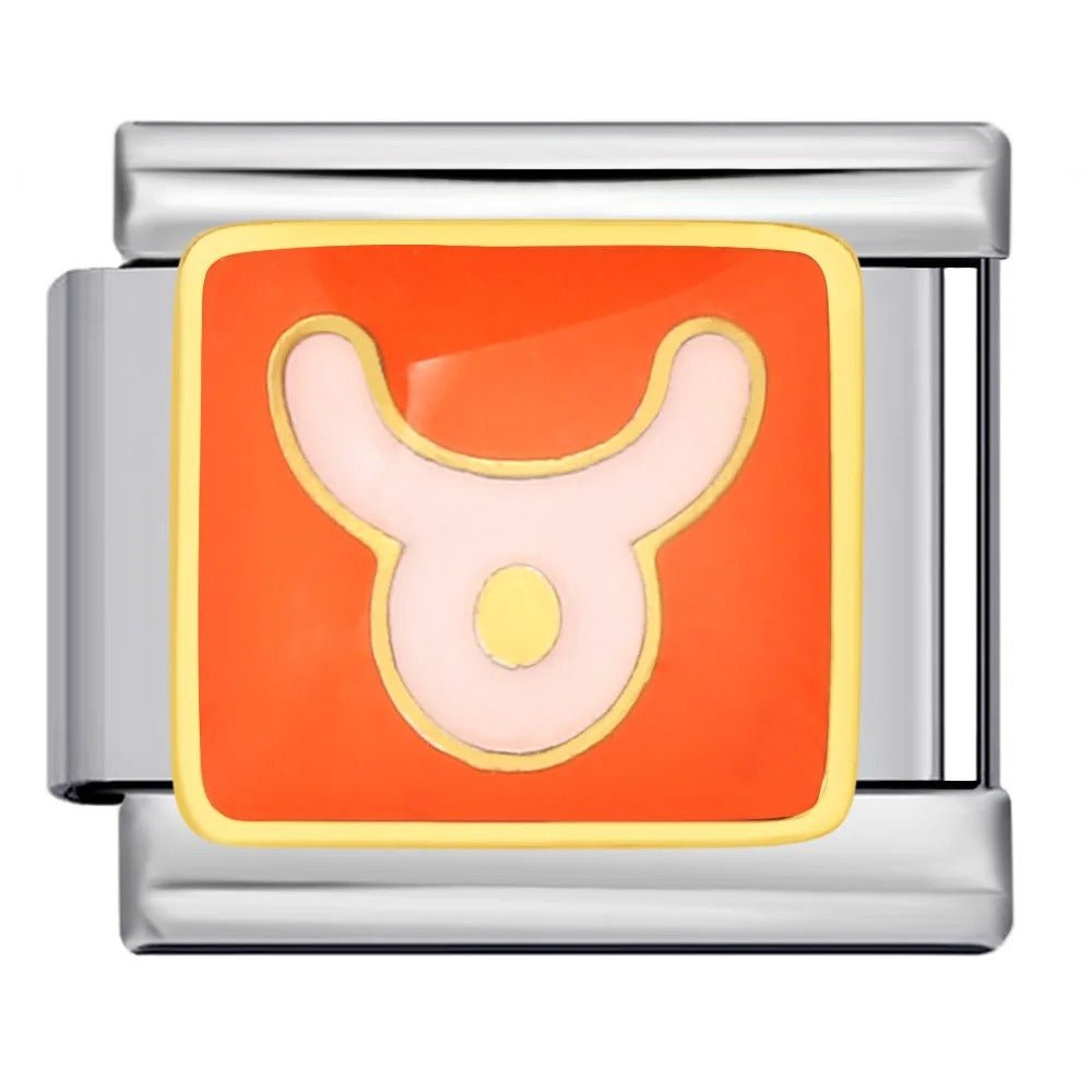https://cdn.shopify.com/s/files/1/0942/8824/9110/files/Taurus_zodiac_symbol_orange_Italian_charm_9mm.jpg?v=1772401684