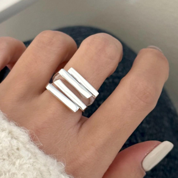 BAGUE AJUSTABLE À QUATRE NIVEAUX