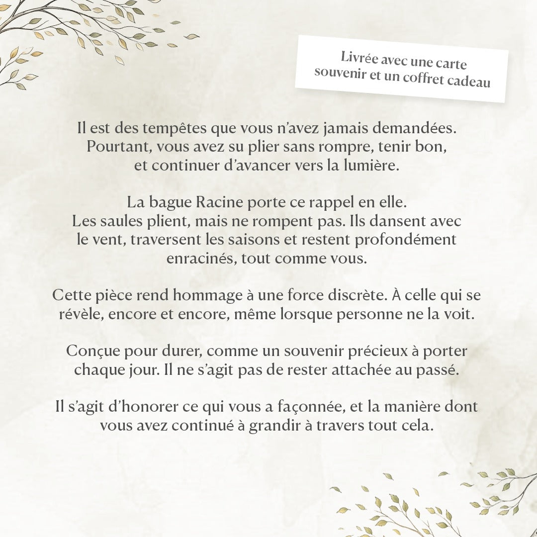 Bague Racine
