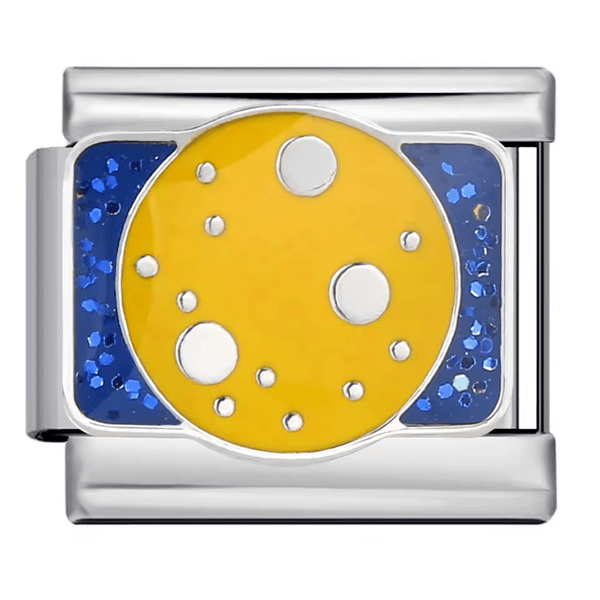 Planète jaune charm
