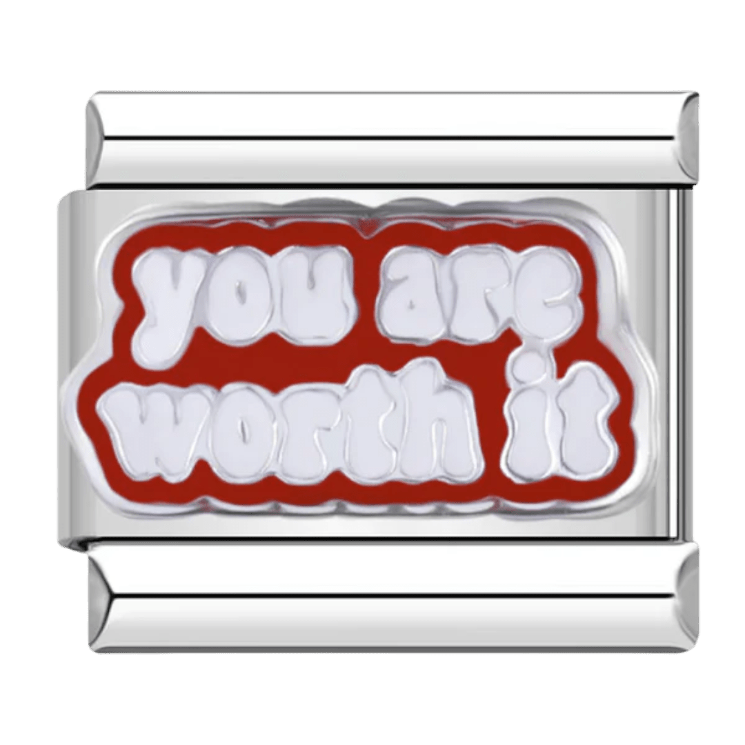 https://cdn.shopify.com/s/files/1/0942/8824/9110/files/You_Are_Worth_It_Italian_charm_9mm_stainless_steel_inspirational_bracelet_link_on_Charmette_Italian_charm_bracelet.png?v=1767753344
