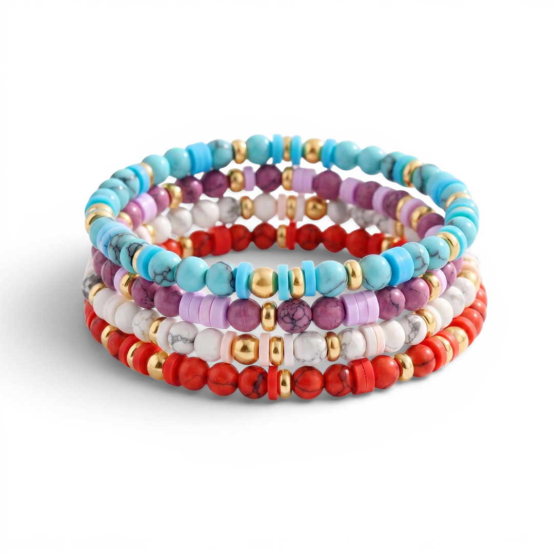 Bracelet à perles pierre de naissance