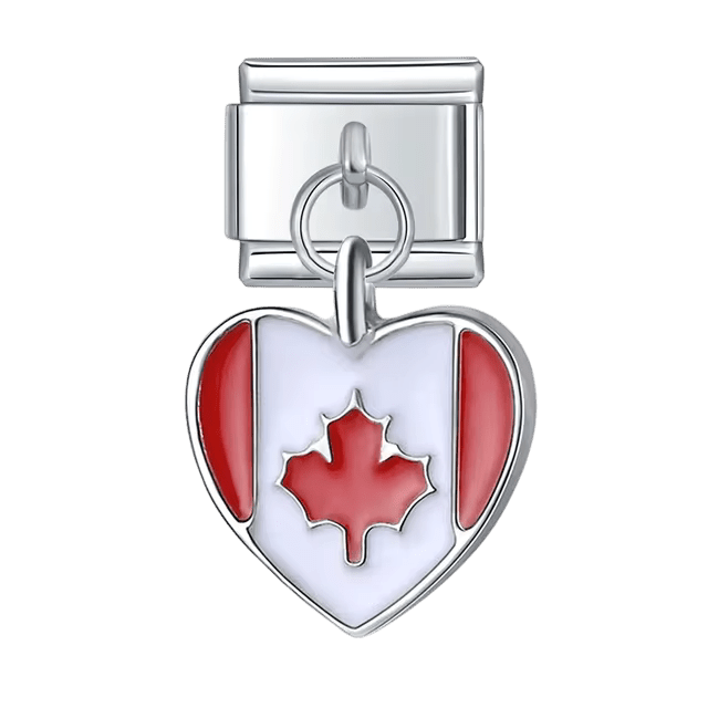 Cœur drapeau du Canada