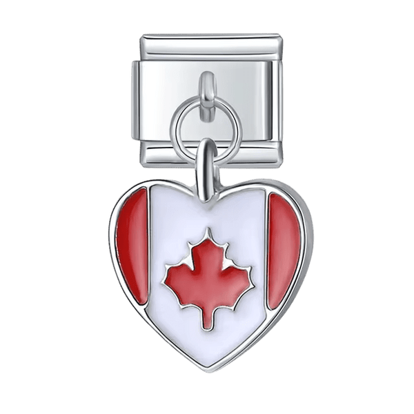 Cœur drapeau du Canada