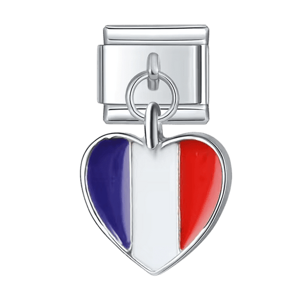 Cœur drapeau de la France