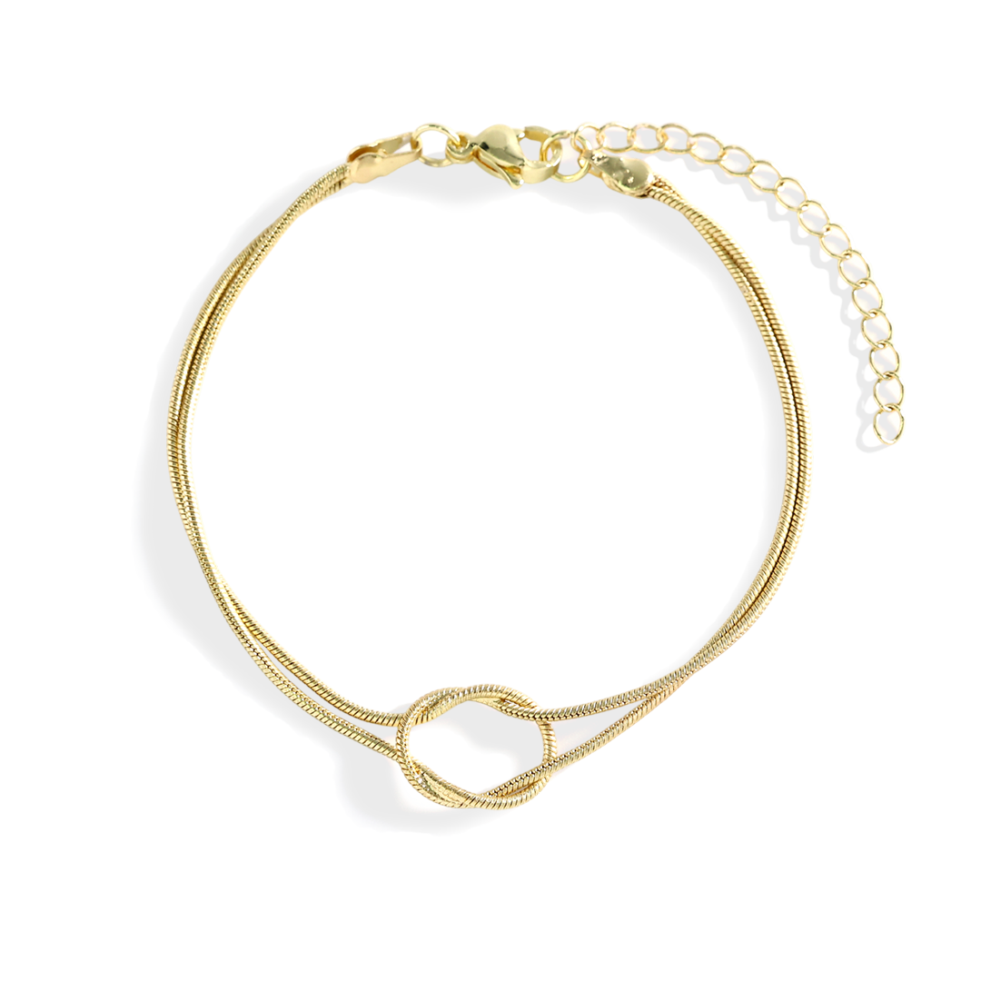 Bracelet nœud délicat