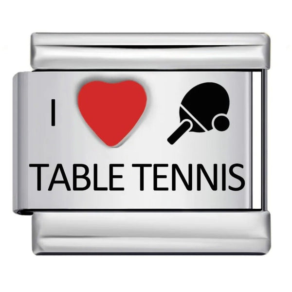 J'aime le tennis de table