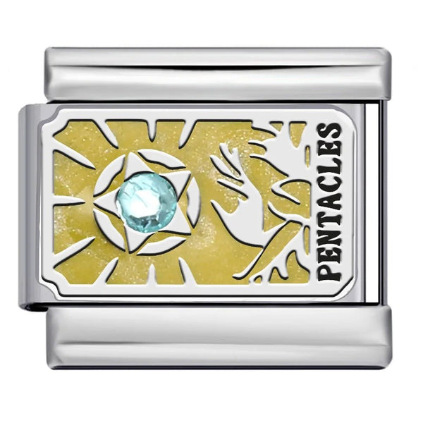 Tarot Pentacles charm